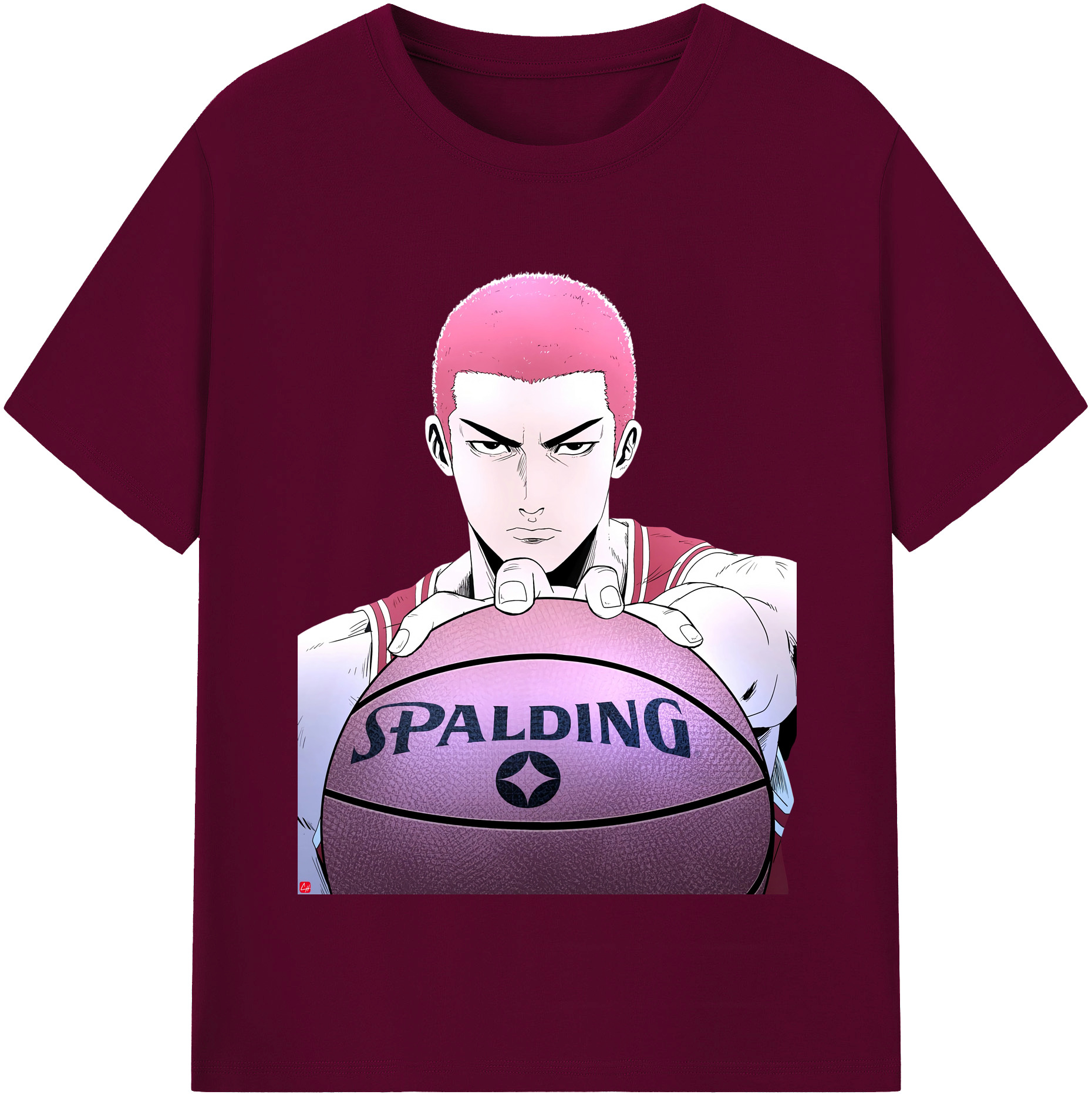 （画像用） SLAM DUNK／スラムダンク レディースカジュアルプリントTシャツ（綿100％）